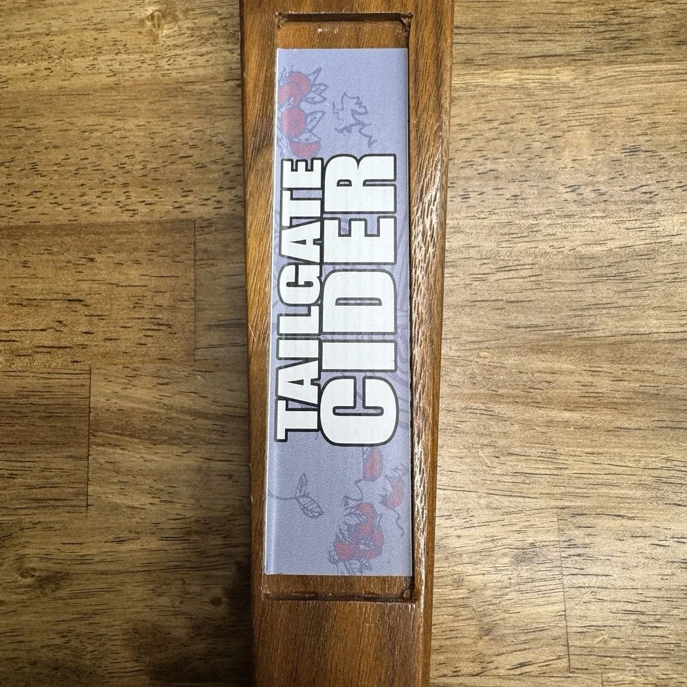 Tailgate Cider Wooden Beer Tap Handle Bar Kegerator Draft Handle